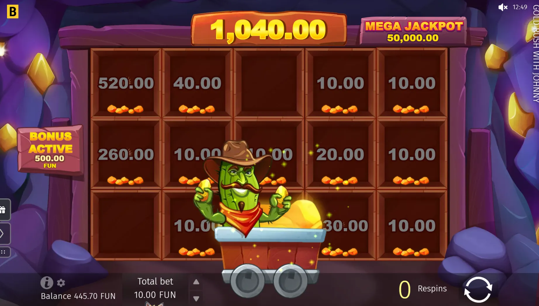 Fast Credits and quick game flow